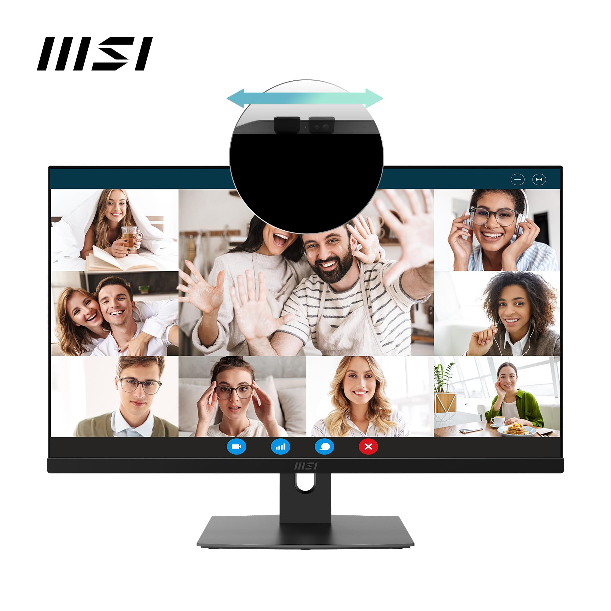 msi Modern AM272P 1M-853IT PC AIO - 27" IPS 1920 x 1080 (FHD), procesor Intel® Core™ 5 120U, 8 GB (DDR5 5200 MHz), 512 GB SSD - Vesa 75 x 75 mm, wbudowana kamera internetowa, system Windows 11 Home