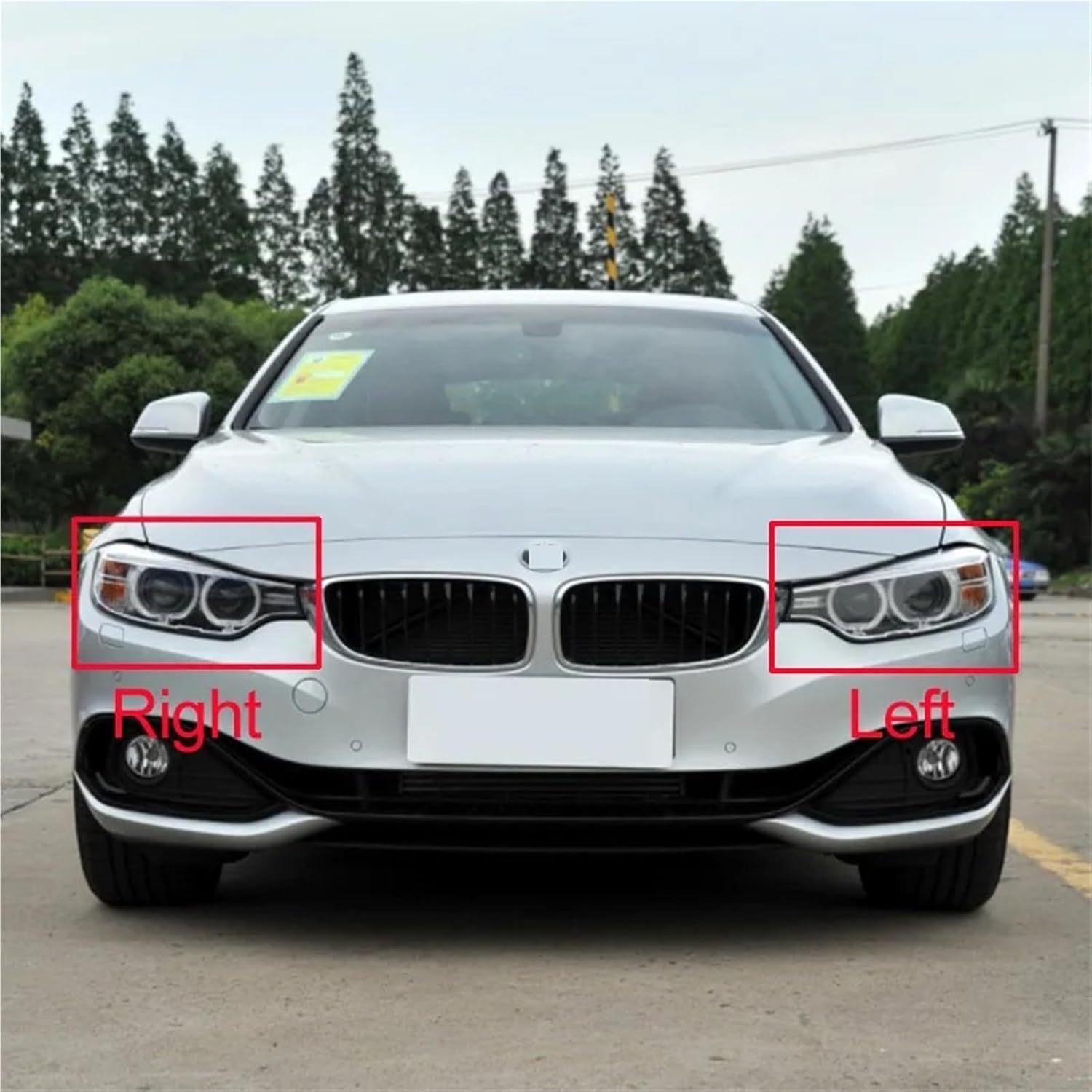 Car Front Headlight Shell For BMW For M4 4 Series F32 F33 F36 F82 2013 2014 2015 2016 Headlamp Lens Cover Case Headlights Glass Lamp Shell Lampshade Housing Car Headlight Cover
