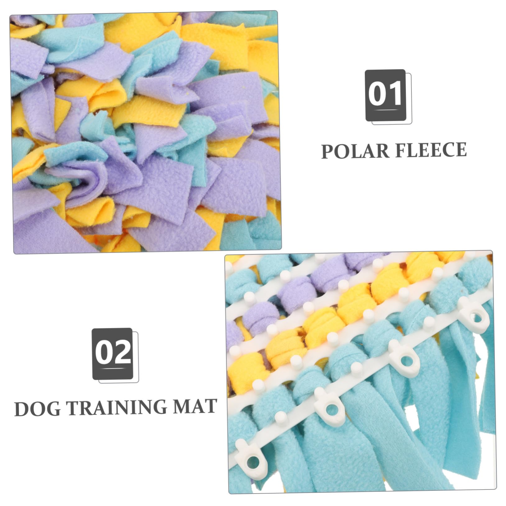 WOONEKY Alfombra De para Mat De Entrenamiento Interactivo Tapete Snuffle Resistente Mordeduras para Estimulación Mental y Alimentación De