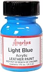 Peinture acrylique Angelus pour cuir, chaussures, baskets, cuir, toile, meubles, et plus - 4 fl oz, noir mat