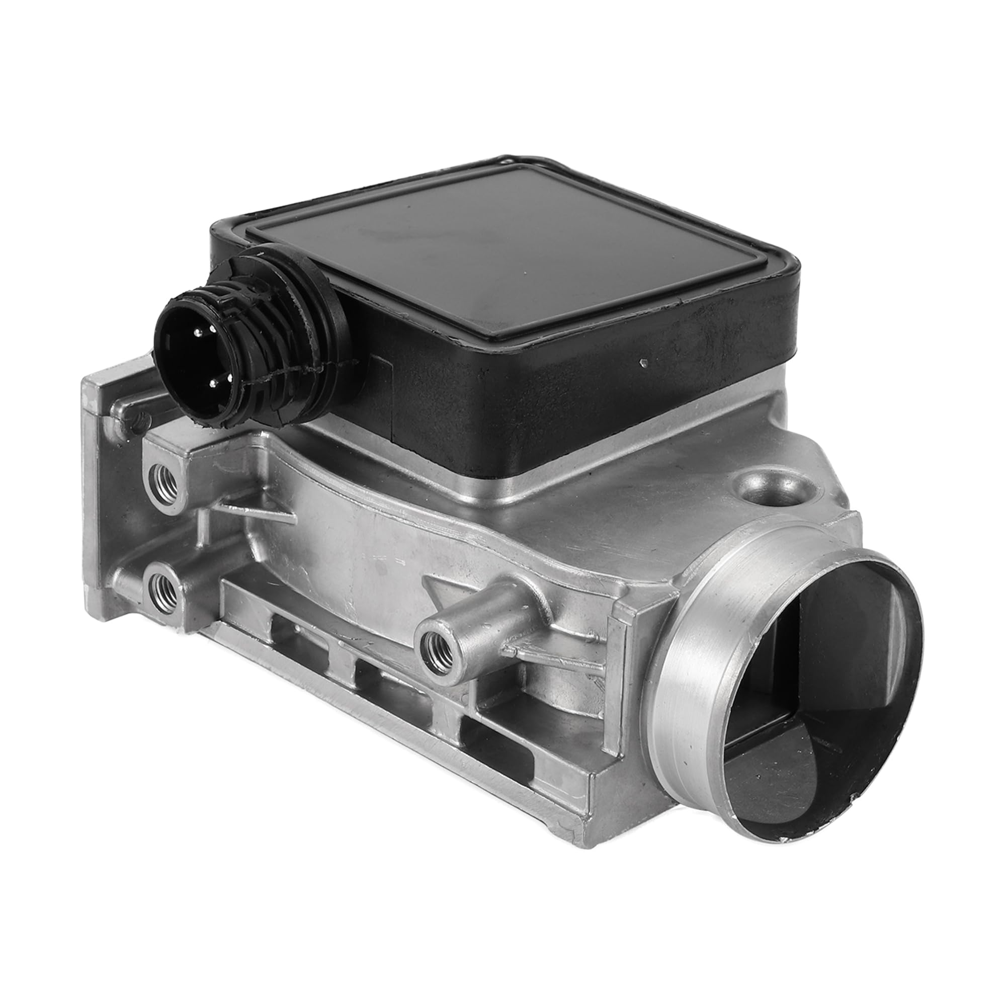 Sensor De Flujo De Aire Masivo Para BMW E36 1 Pc | Color Plateado, Material Plástico Y Metal, 5 Pines, No.13627547975, Para E30 M40 M43, Reemplazo Directo, Duradero