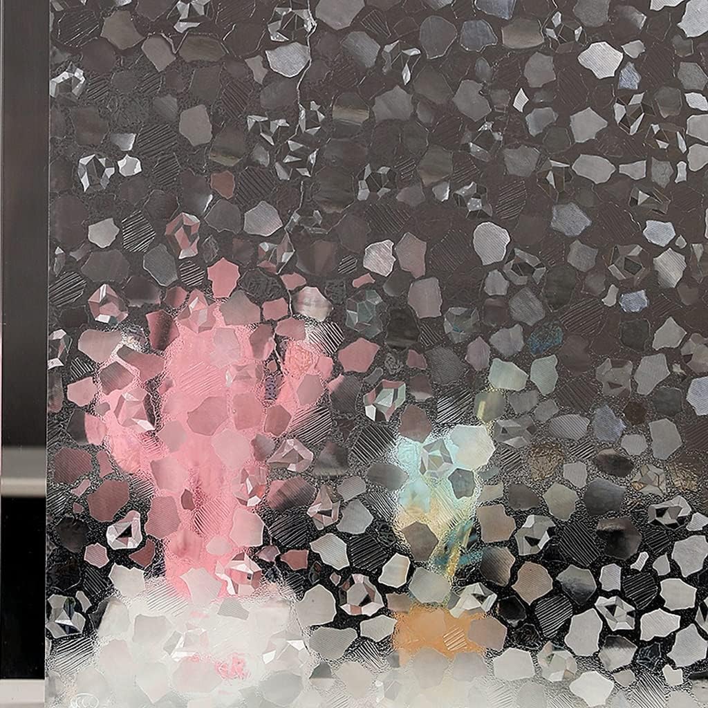 Window Privacy Film Window Film Window Privacy Film Art Glass Sticker Transparent Opaque Bathroom Toilet Window Film Bay Window Decoration Sticker Blackout Window Film Window Films(B,30 * 200 cm)