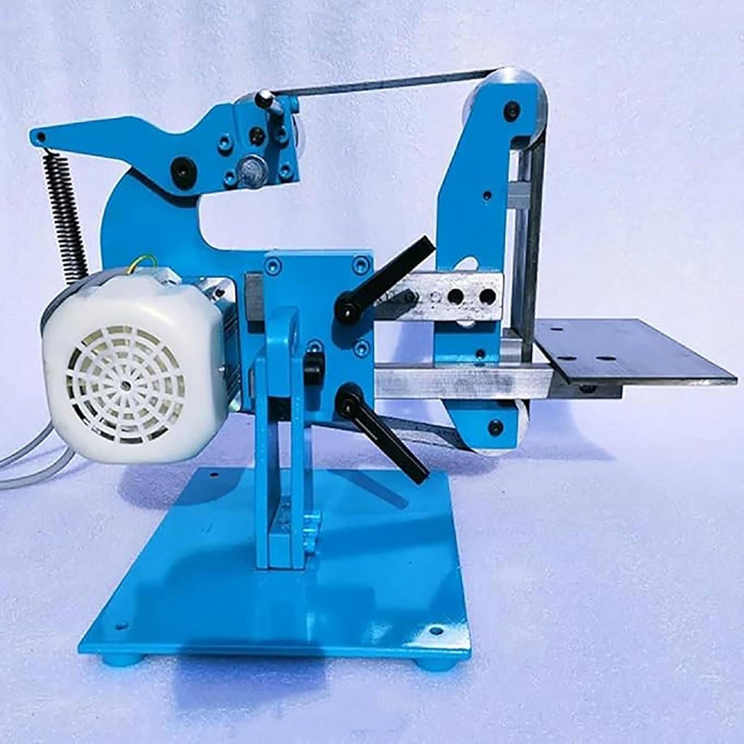 Pfps 750W Electric Belt Sander, 915x50mm Polishing Grinder, Bench Belt Grinder for Knife Making Sharpening, Woodworking Crafts