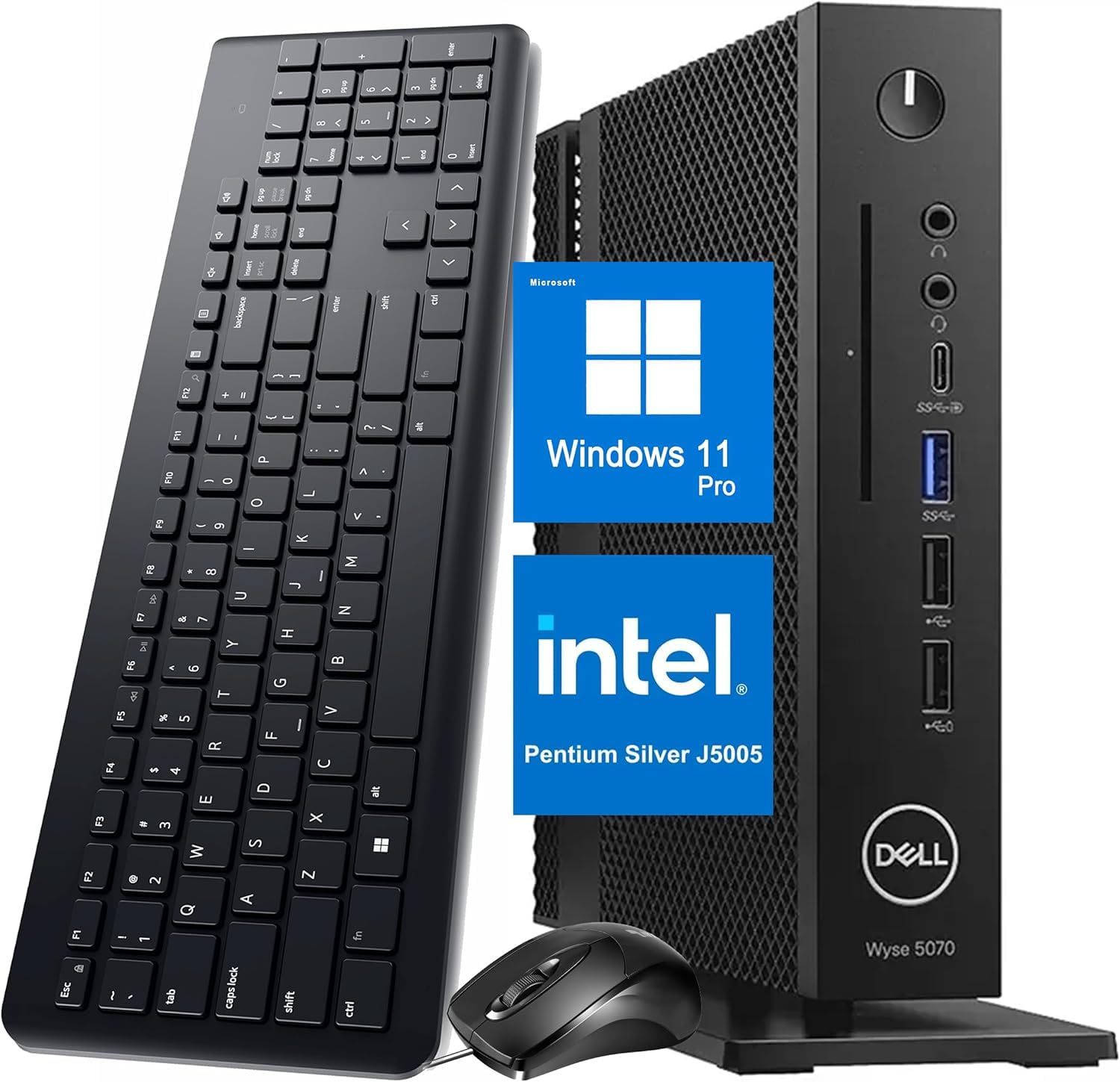 Dell Wyse 5070 Mini Desktop Computer, Micro PC Core Celeron J5005