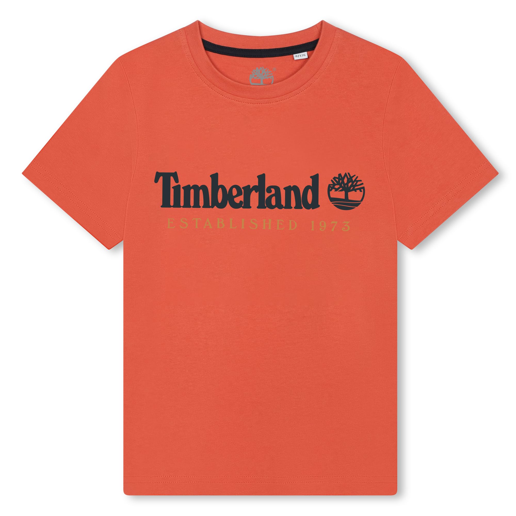 Timberland Short Sleeve T-Shirt for boy, Tangelo, 8 Years
