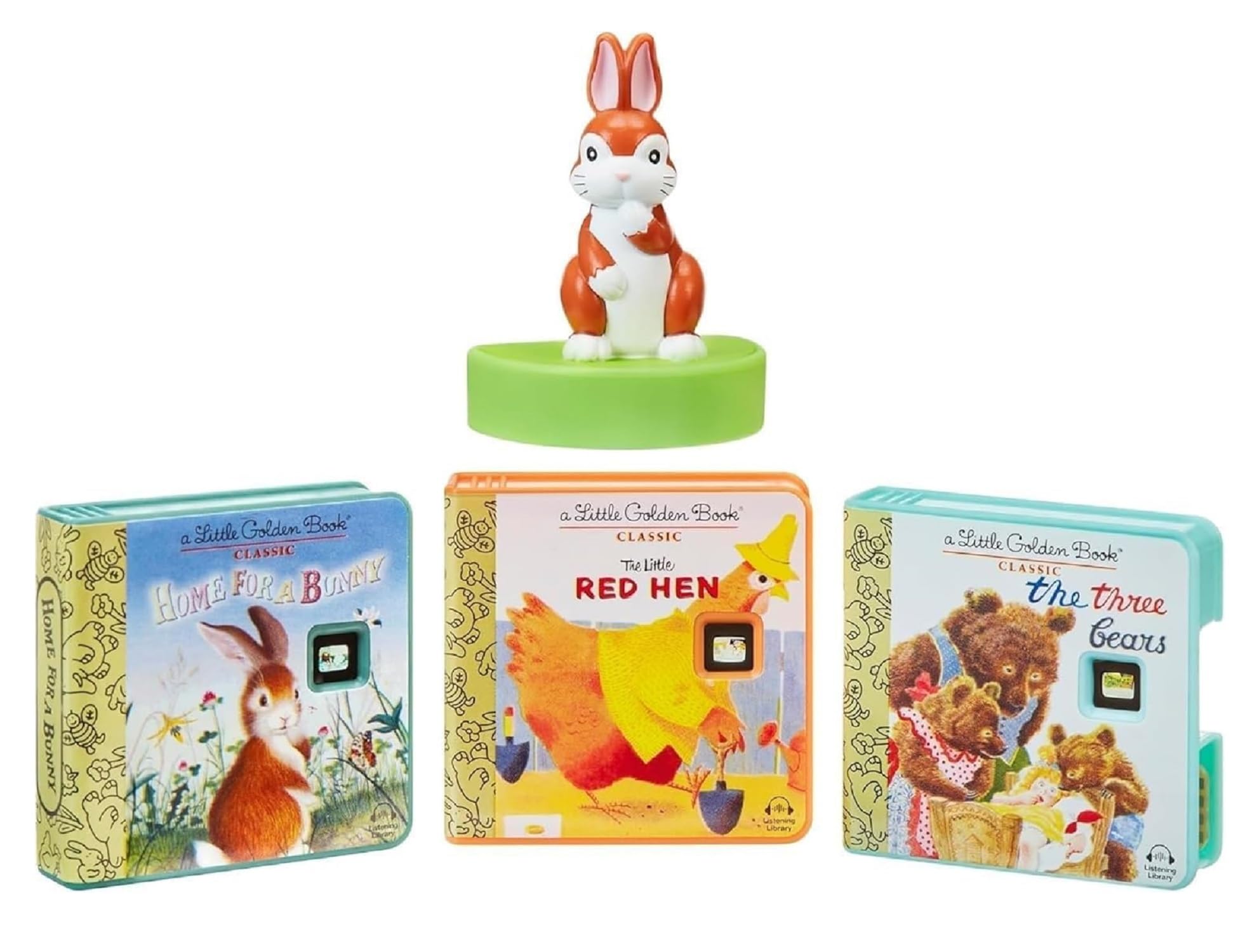 little tikes Little Golden Books Animals Collection for Story Dream Machine - 3 Stories & 1 Character, Storytime Books with Audio Play Character, For Boys and Girls Ages 3+