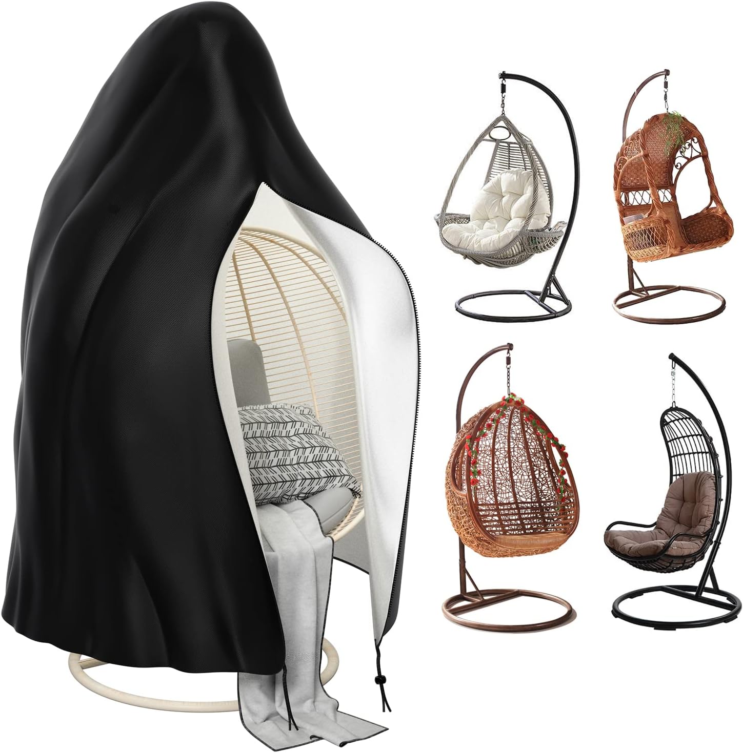 VonHaus Egg Chair Cover - Waterproof Hanging Chair Cover for Garden ...