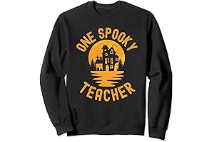 Spooky Halloween Costume Sweatshirt for Teachers: One Spooky Teacher