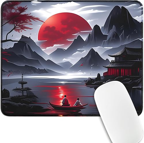 Miniatura 21 de Alfombrilla de ratón para juegos, gran alfombrilla de ratón para teclado y ratón con base de goma antideslizante, adecuada para la escuela, oficina,