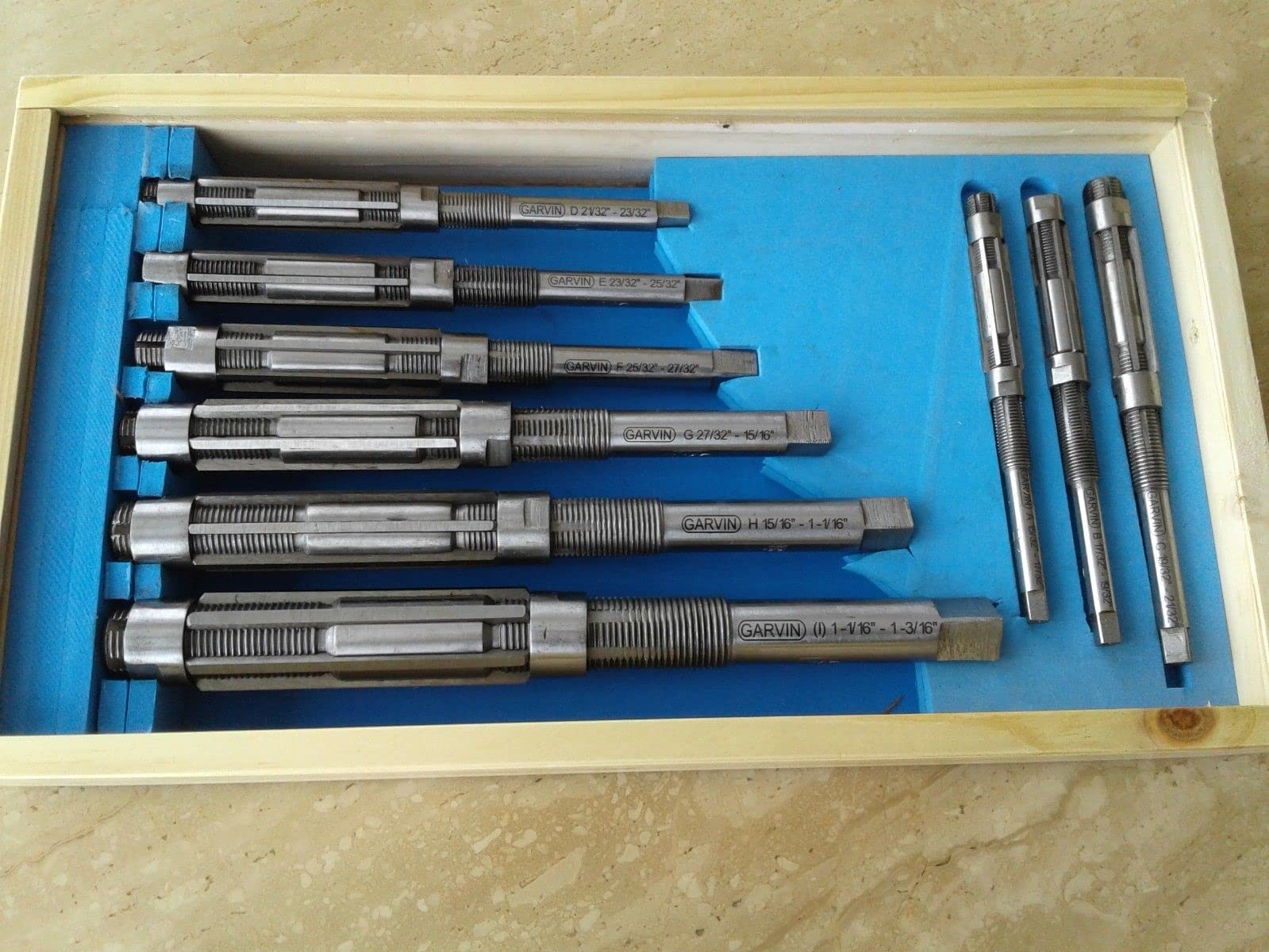 ACTOOLS HV-H16 - Juego de escariadores de mano ajustables (6,35-56,35 mm) (6,35-56,35 mm)