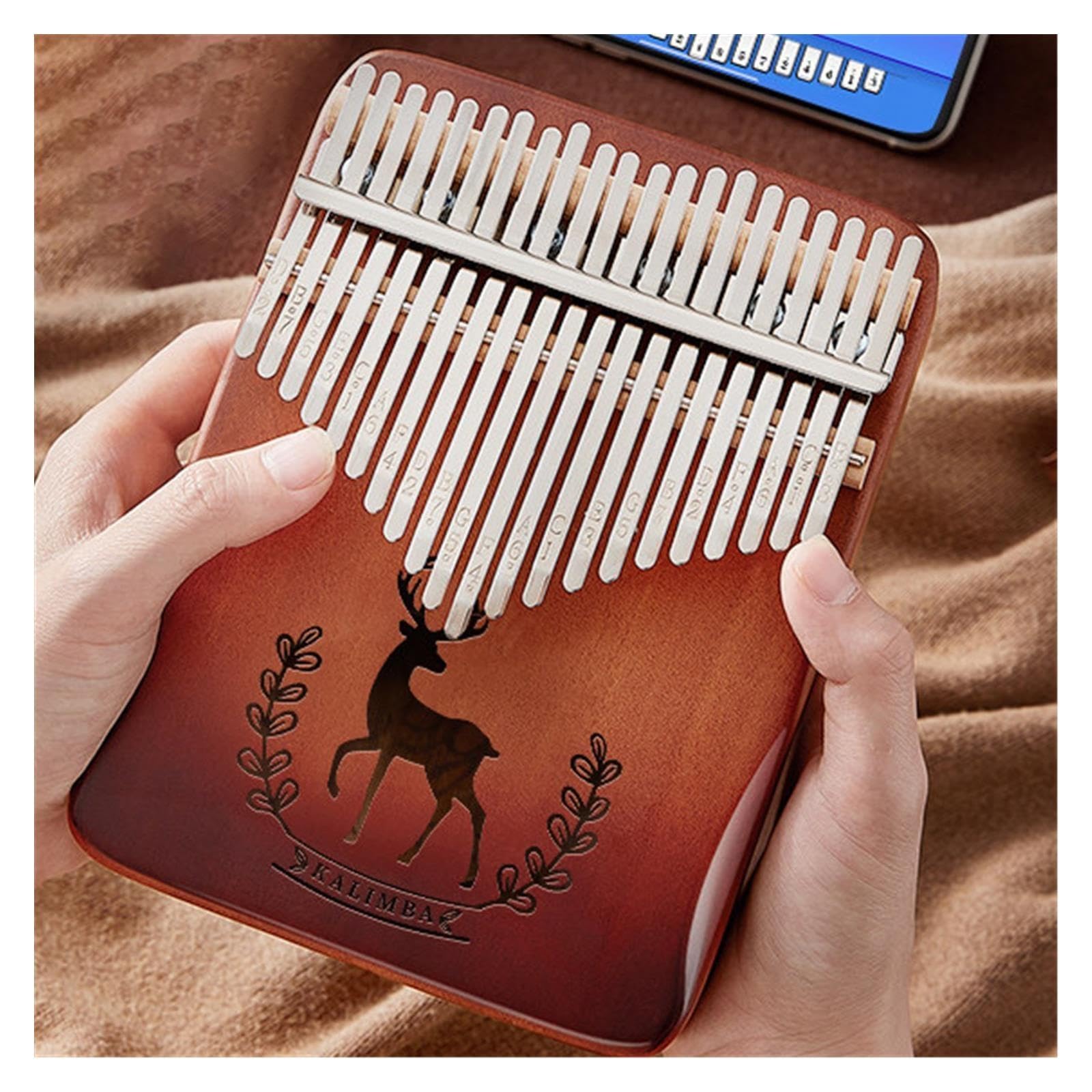 Przenośna Kalimba 21-nutowa Kalimba Gradientowa