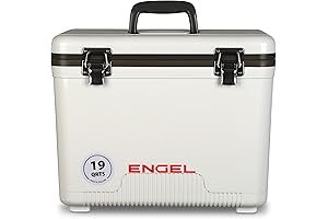 19qt Large Leak-Proof, Air Tight, Drybox Engle Cooler Lunch Box