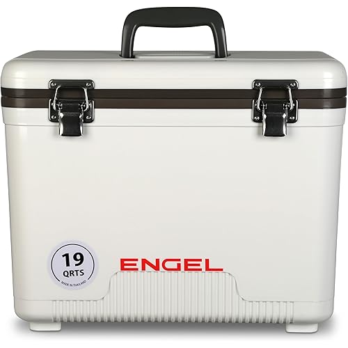 Engel 19qt Leak-Proof, Air Tight, Drybox Cooler and Small Hard Shell Lunchbox for Men and Women
