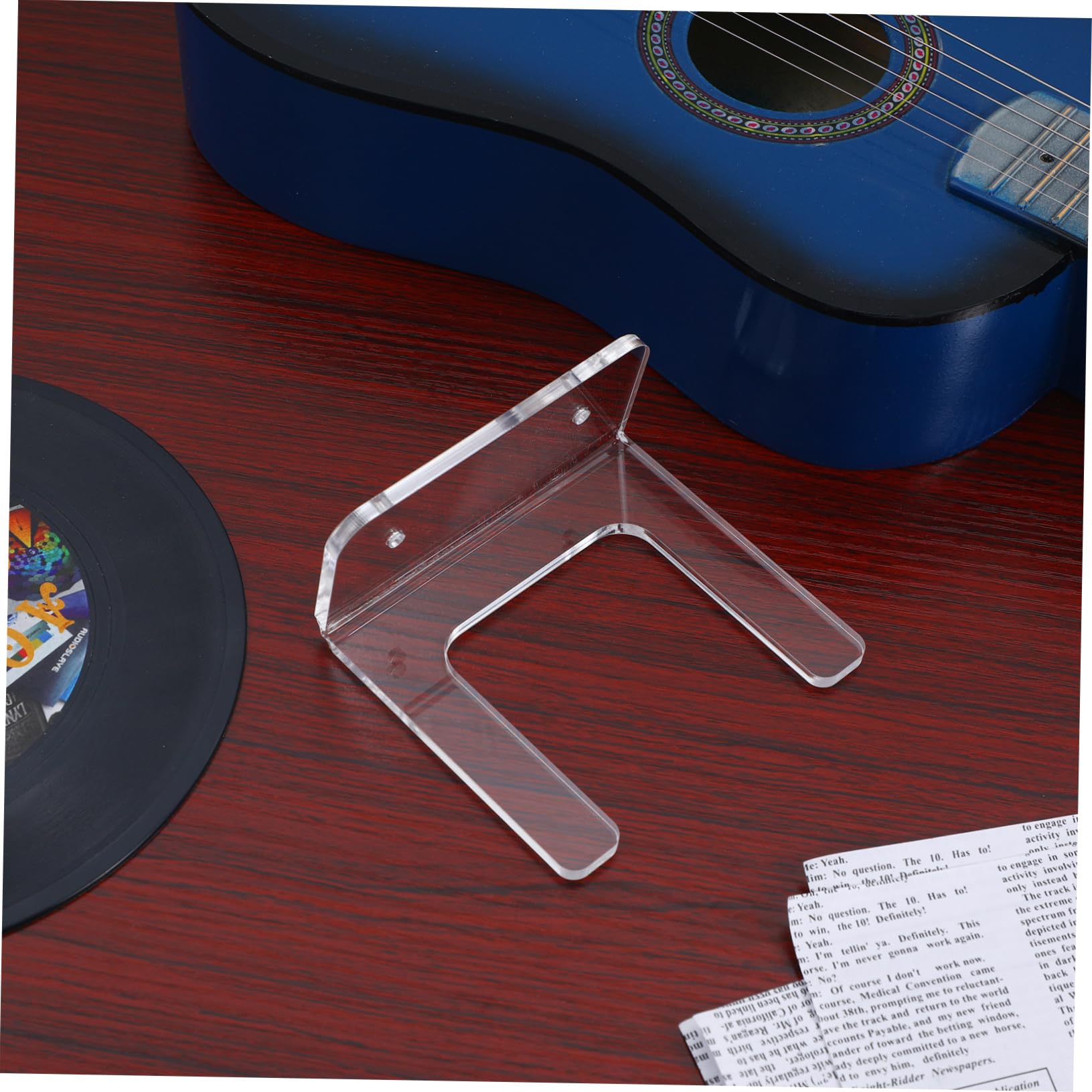 ifundom 9sets Gancio Per Chitarra Parete Acrilico Trasparente Supporto Pratico Per Chitarra Acustica Ed Elettrica Facile Installazione e Design Elegante Per Esposizione Artistica