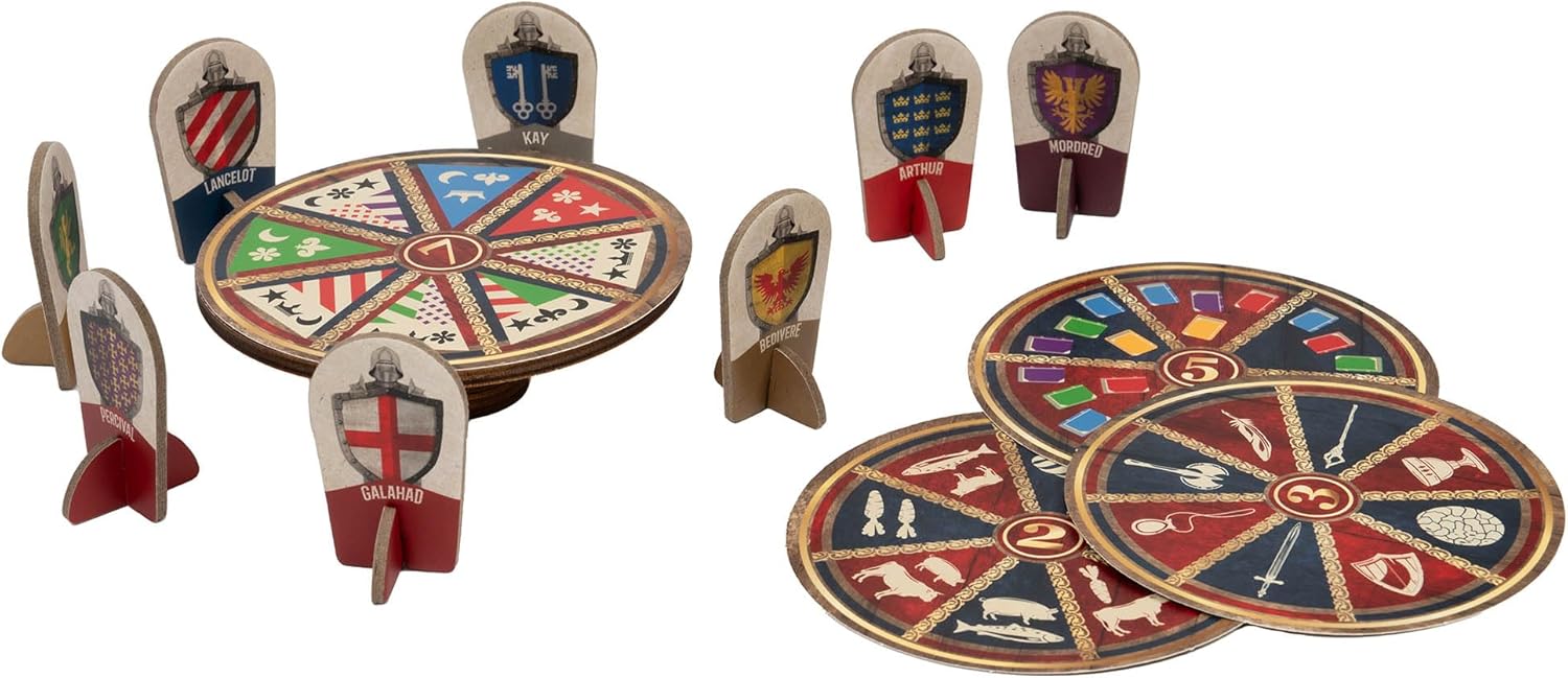 Professor Puzzle: Knights of The Round Table Puzzles - 3D Wooden Brainteasers, 8 Logic & Critical Thinking Challenges, Myths & Legends Collection