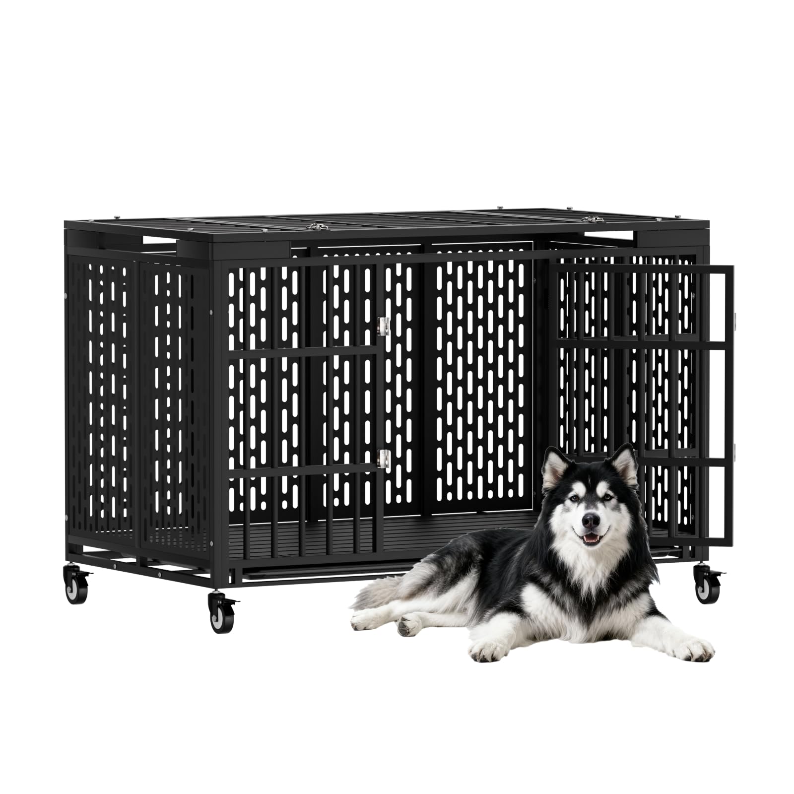 HMHTCT 54 Inch Heavy Duty Dog Crate