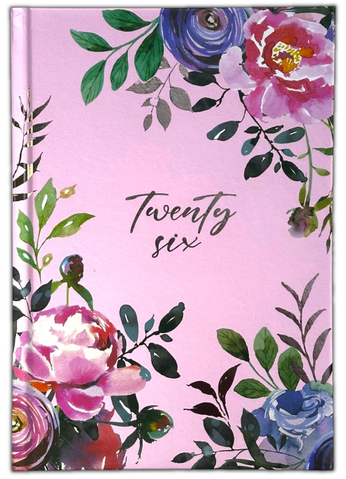 Fun Hub PaulStore 2026 Diary A5 week to view Hardback Diary Believe In You Self Vintage Floral (Pink 2026)