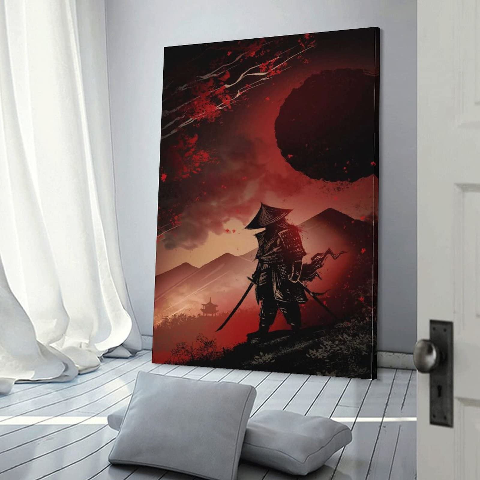 Poster Con Cornice Samurai Giapponese, Stampa Vintage Con Citazioni Motivazionali, Decorazione Da Parete 30,5x45,7 Cm - 3
