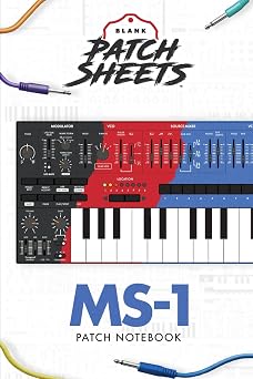 Behringer MS-1 Blank Patch Sheet Notebook Become a more organized songwriter with this Blank Patch Sheet notebook so you can spend more time creating and less time forgetting.