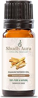 Guaiacwood Essential Oil - Bulnesia Sarmientoi, 100% Pure, Natural & Undiluted Oil for Aromatherapy, Diffuser & DIY (10ML)