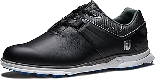 FootJoy Men's Pro|SL Golf Shoes Black/Charcoal/Light Blue 8 Medium