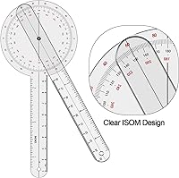 Vista 2 de OIIKI Juego de goniómetros de 6 pulgadas/360 grados