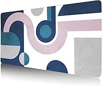 Vista 2 de Alfombrilla de mouse grande para videojuegos, base antideslizante, bordes cosidos, para laptop, computadora, oficina, tapete de escritorio, mouse