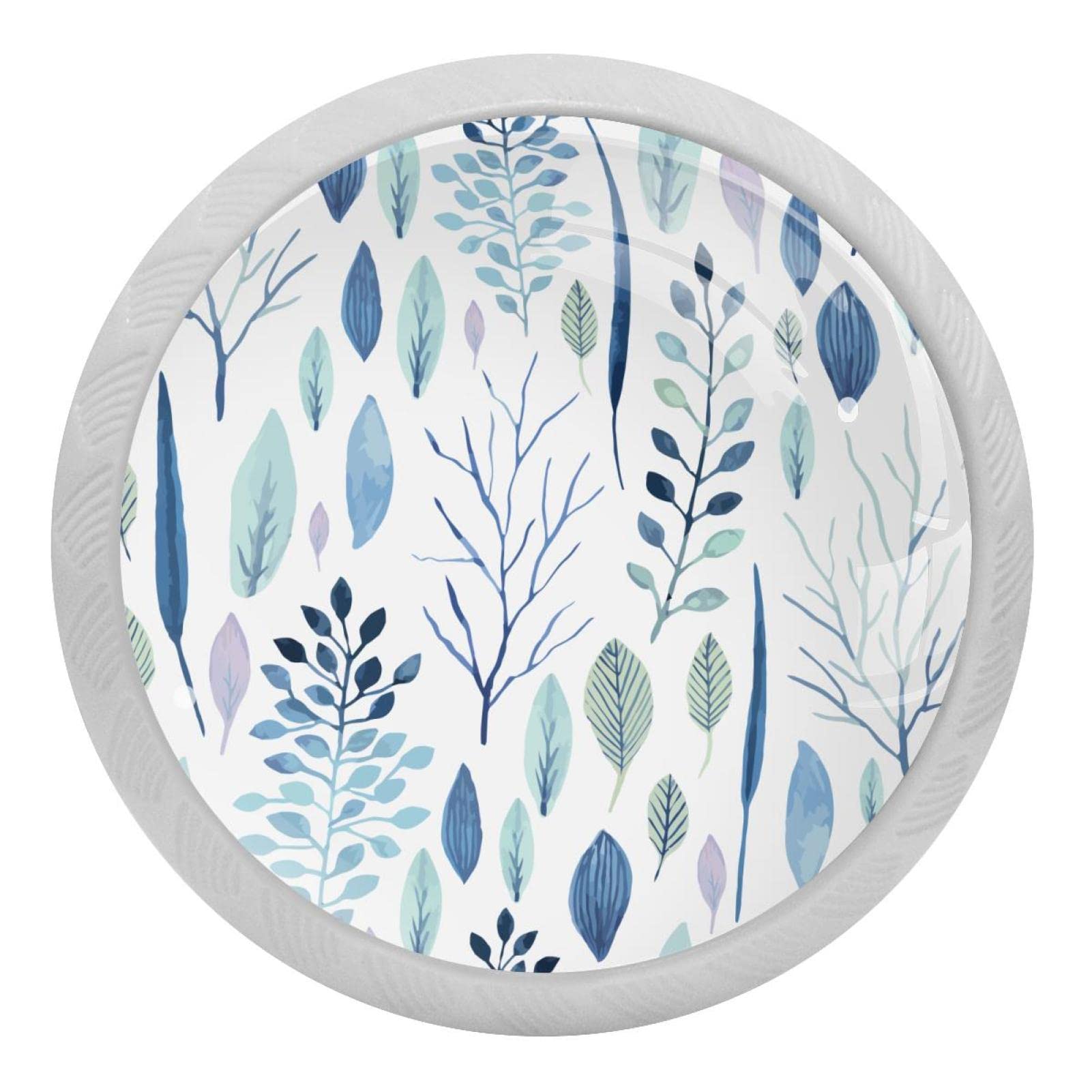 Poignées de tiroir en verre Petiole boutons ronds 35 mm pour meuble et commode