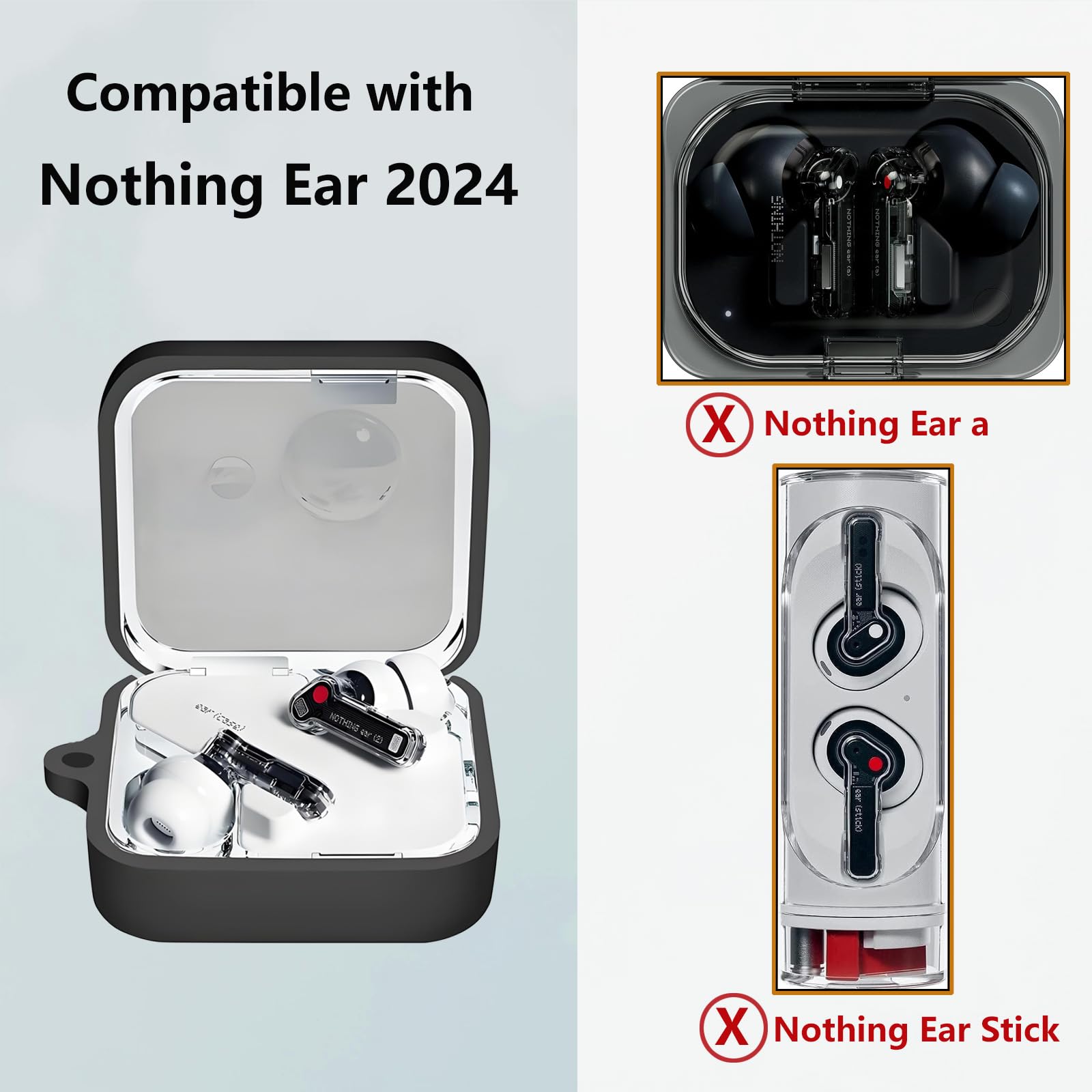 Amazon.com: Case Cover Compatible with Nothing Ear Earbuds