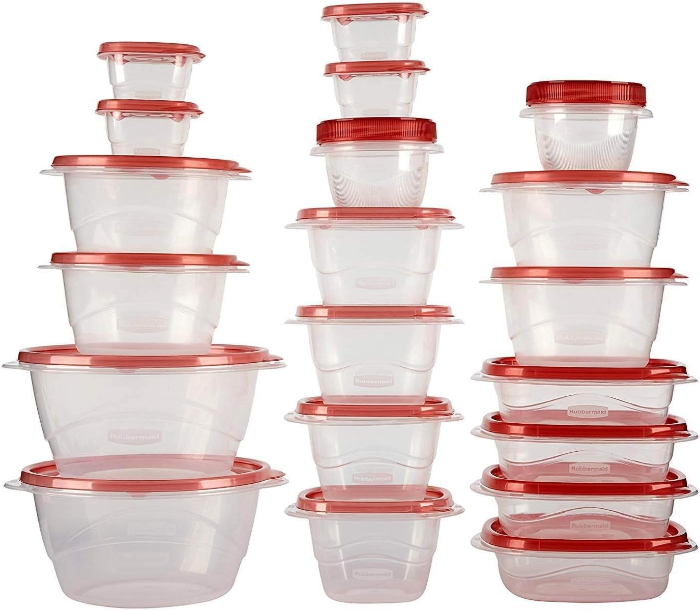 Rubbermaid TakeAlongs Divided Rectangular Food Storage