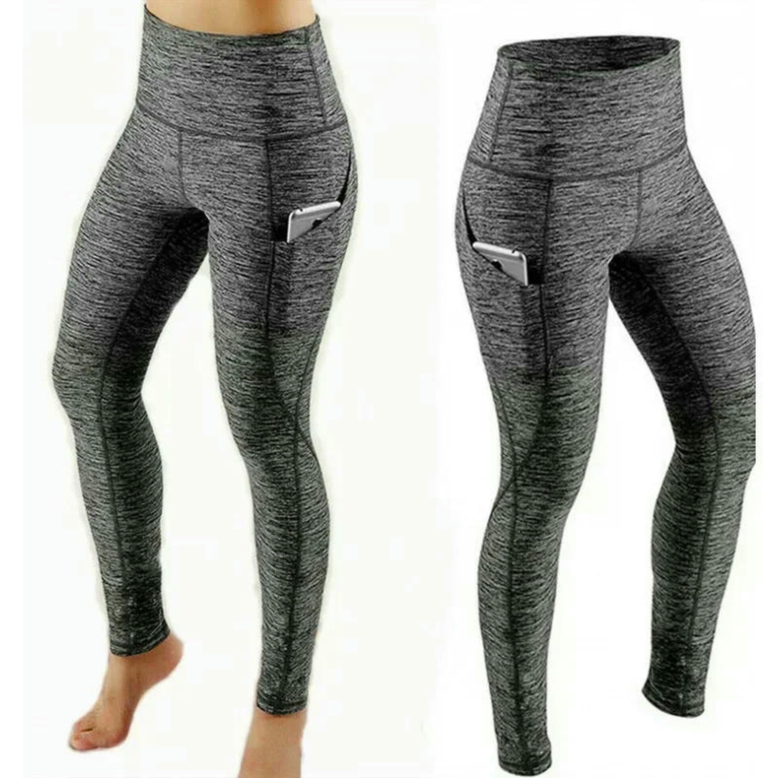 Damskie spodnie legginsy z wysokim stanem pończochy fitness płynący dres dla kobiet joga szybkoschnący-czarny-l