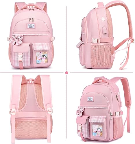 Miniatura 5 de School Bookbag for Teen Girls,Laptop Backpack for Women College,Mochilas Mujer Morrales Escuela Niñas