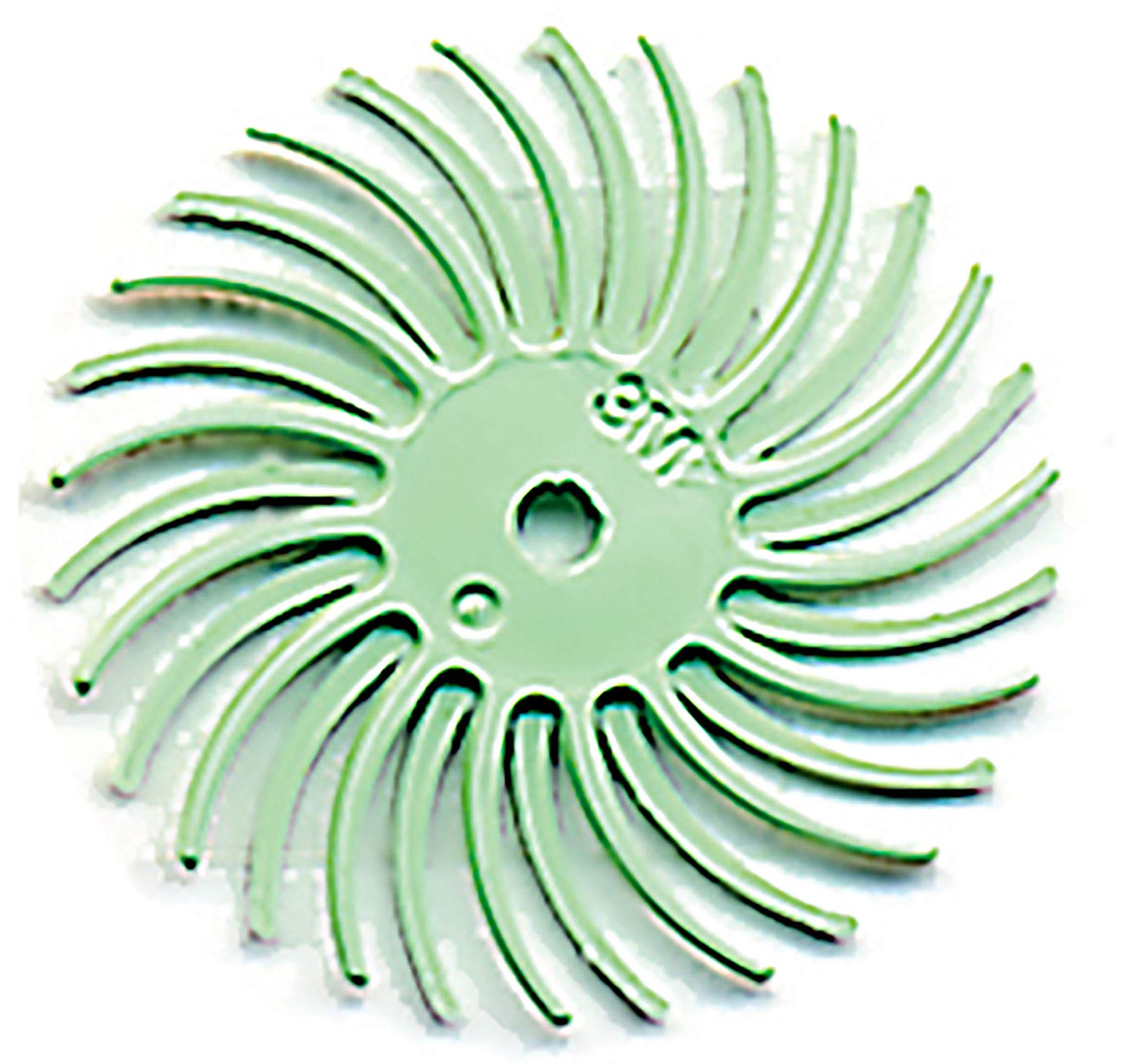 Radial Bristle Disc, 3/4” Dia., Light Green, 1 Micron (14,000 Grit), Pack of 6