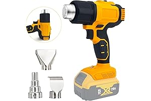 Pistola de calor inalámbrica para batería Dewalt 20V, pistola de aire caliente...