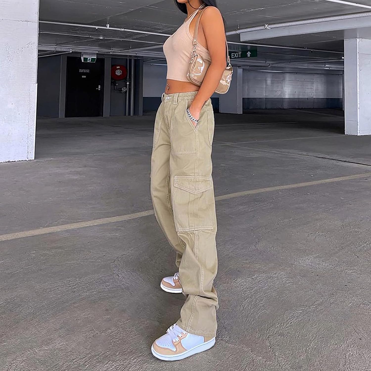 Sabwery レディース ズボン ガウチョパンツ ジャージ 秋冬 春秋夏用 とろみ 通気性 スエット 夏 体型カバー サルエル ロングパンツ 速乾 ズボン 下 パンツ ライン ジョガーパンツ ワイドパンツ