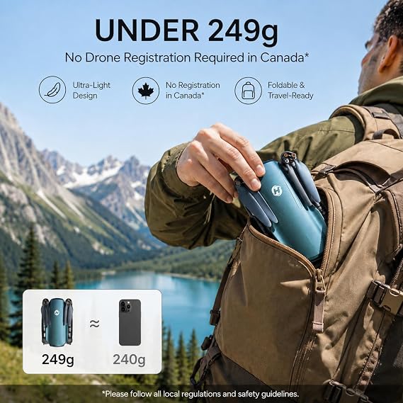 Holy Stone HS360S GPS Drones With 4K UHD Camera For Adults,FAA,249g Quadcopter Drone,10000 Feet Video Transmission,Auto Return,Follow Me, Brushless Motor,Beginner Mode, Special Gradient Color Edition
