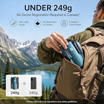 Holy Stone HS360S GPS Drones With 4K UHD Camera For Adults,FAA,249g Quadcopter Drone,10000 Feet Video Transmission,Auto Return,Follow Me, Brushless Motor,Beginner Mode, Special Gradient Color Edition