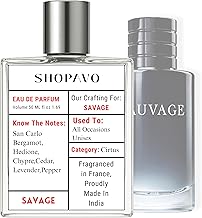 Eau De Parfum, Woody Unisex Fragrance, 50 ml, Grapefruit Lemon Mint Notes (SAVAGE)