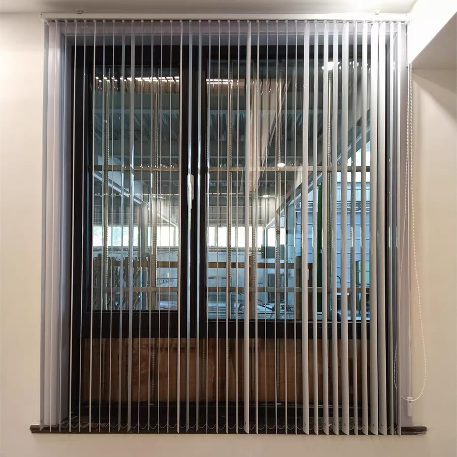 Wodoodporne aluminiowe żaluzje weneckie – regulowane rolety przesuwne, filtrowanie światła, zasłony prywatności do domu i biura, 90 x 155 cm, idealne do okien i drzwi