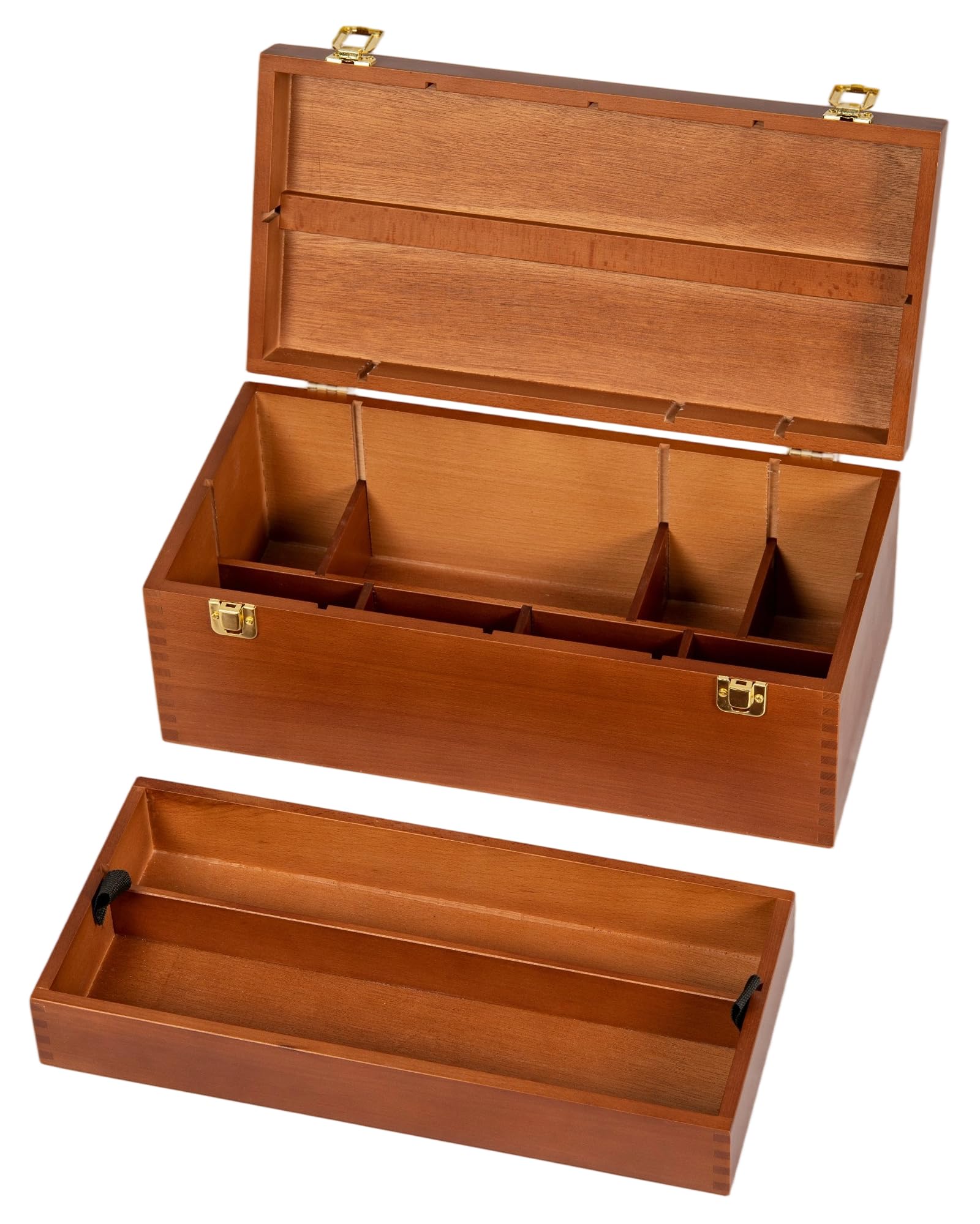 Amazon.com: DJAR Artist Storage Box Beechwood Art Supply Organizer