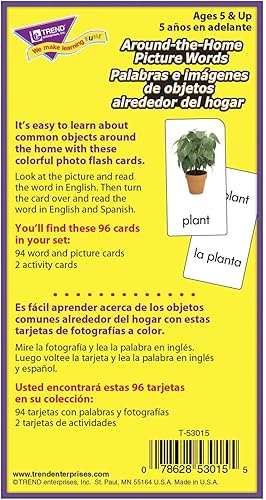 Miniatura 2 de Around the Home (conjunto en inglés/español) Skill Drill Flash Cards