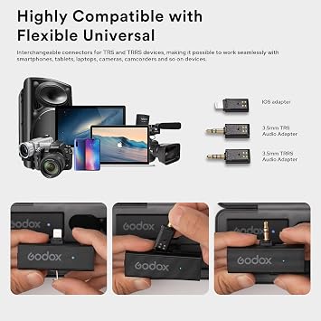 GODOX MoveLink Mini Kit1 Wireless Microphone System Lightning