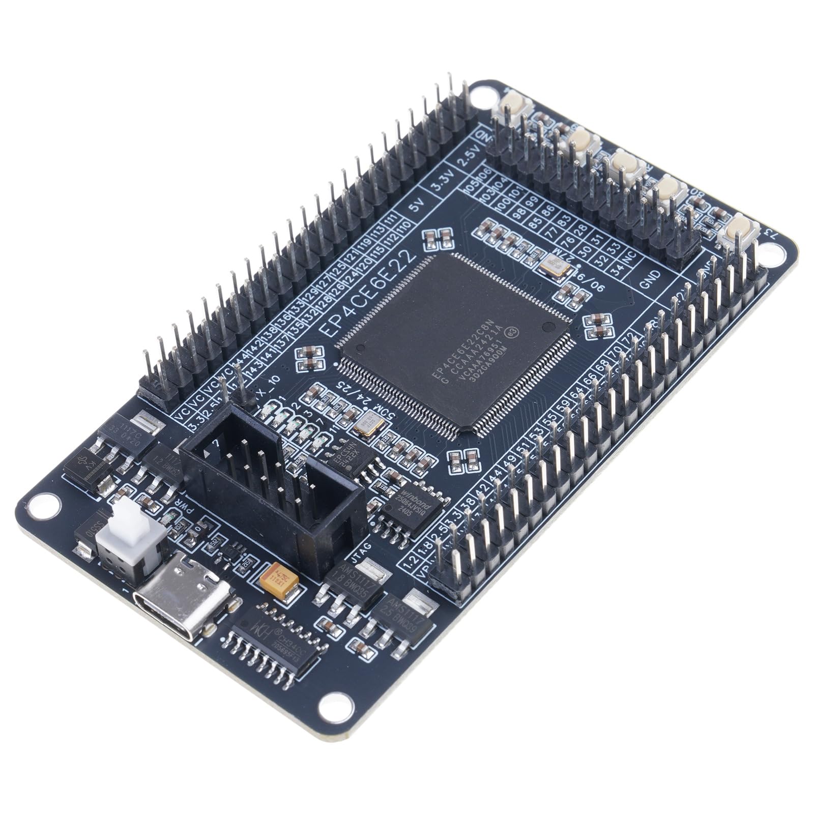Tmboryuu EP4CE6E22C8N Development FPGA Board Programmable for Processing Application Industrial Automation Processing Project FPGA Development Board for Automation