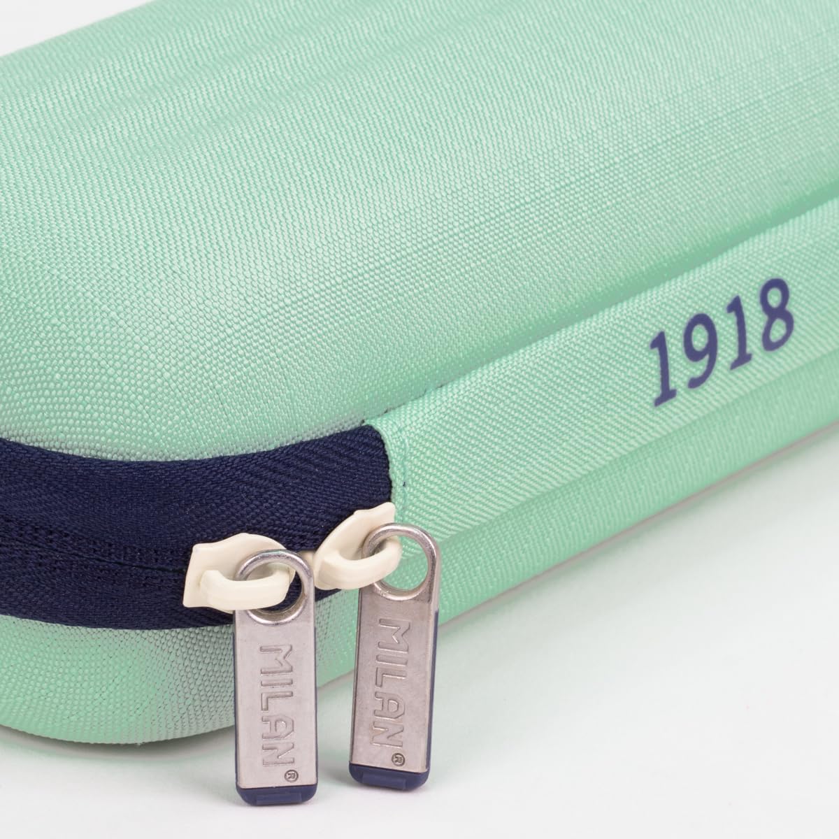 MILAN Semi-Rigid Oval case 1918 Series. Green 081145SNCGR, 20 x 9 x 6.5 cm - Image 3