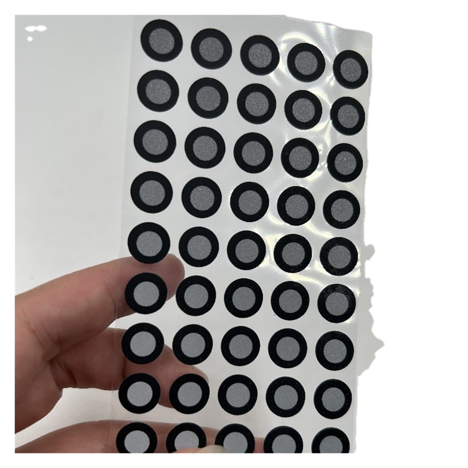 Marcatore for scanner 3D ad alta precisione da 6 mm, adesivo riflettente stampabile, punto di riferimento for la scansione Per una rapida identificazione(10000PCS,Inner 3mm outer 6mm)