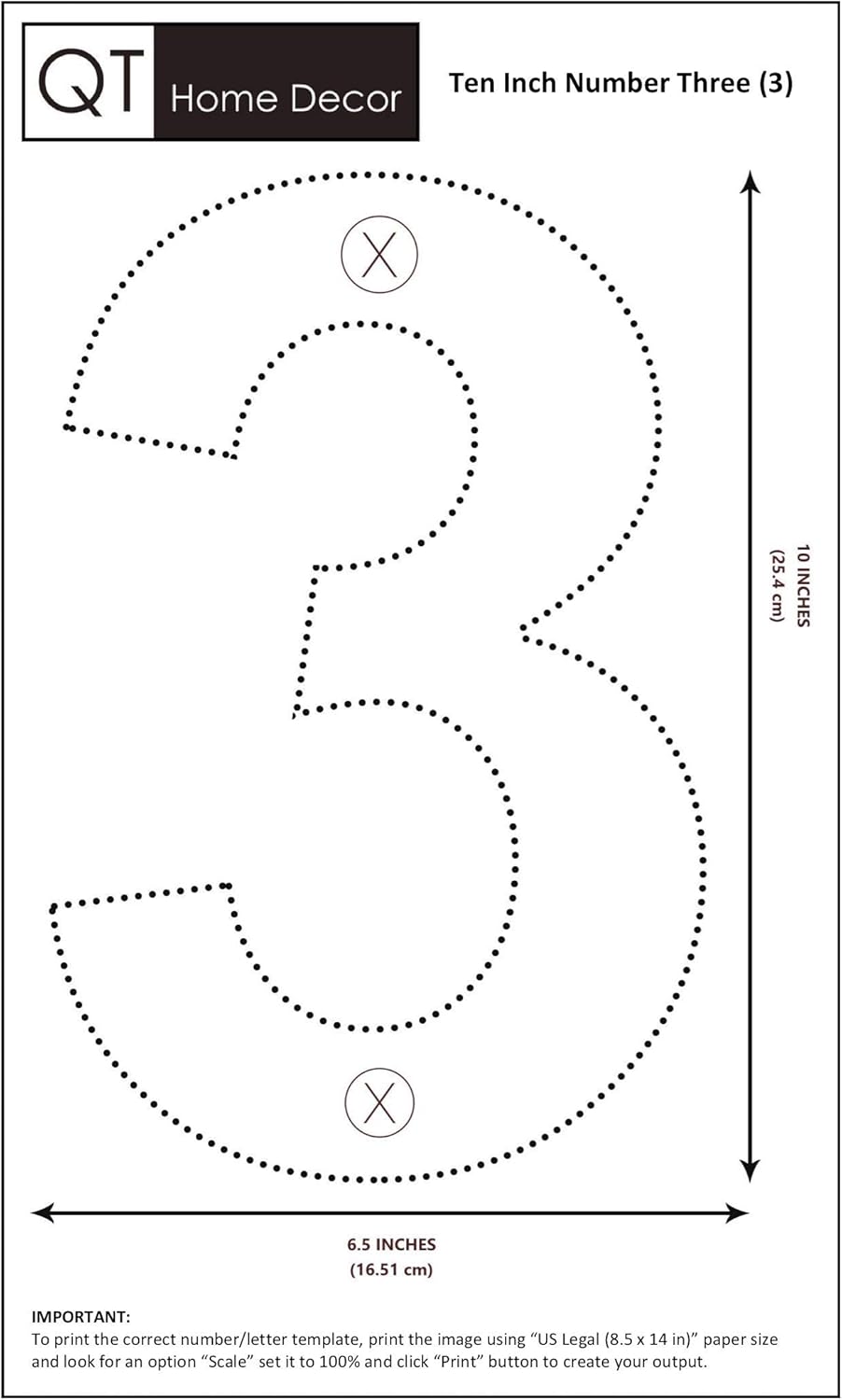 QT Modern House Number - EXTRA LARGE 10 Inch BLACK - Stainless Steel (Number 7 Seven), Floating Appearance, Easy to install and made of solid 304