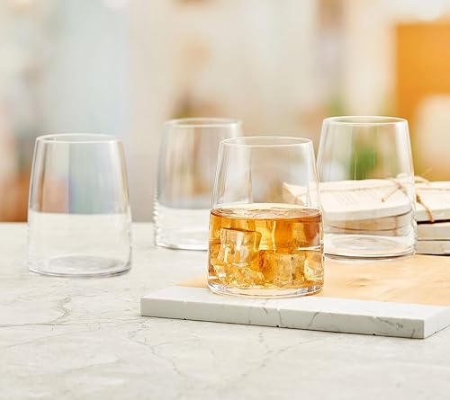 Miniatura 5 de Mikasa Cora - Vasos de whisky dobles a la antigua, juego de 4, 14 onzas