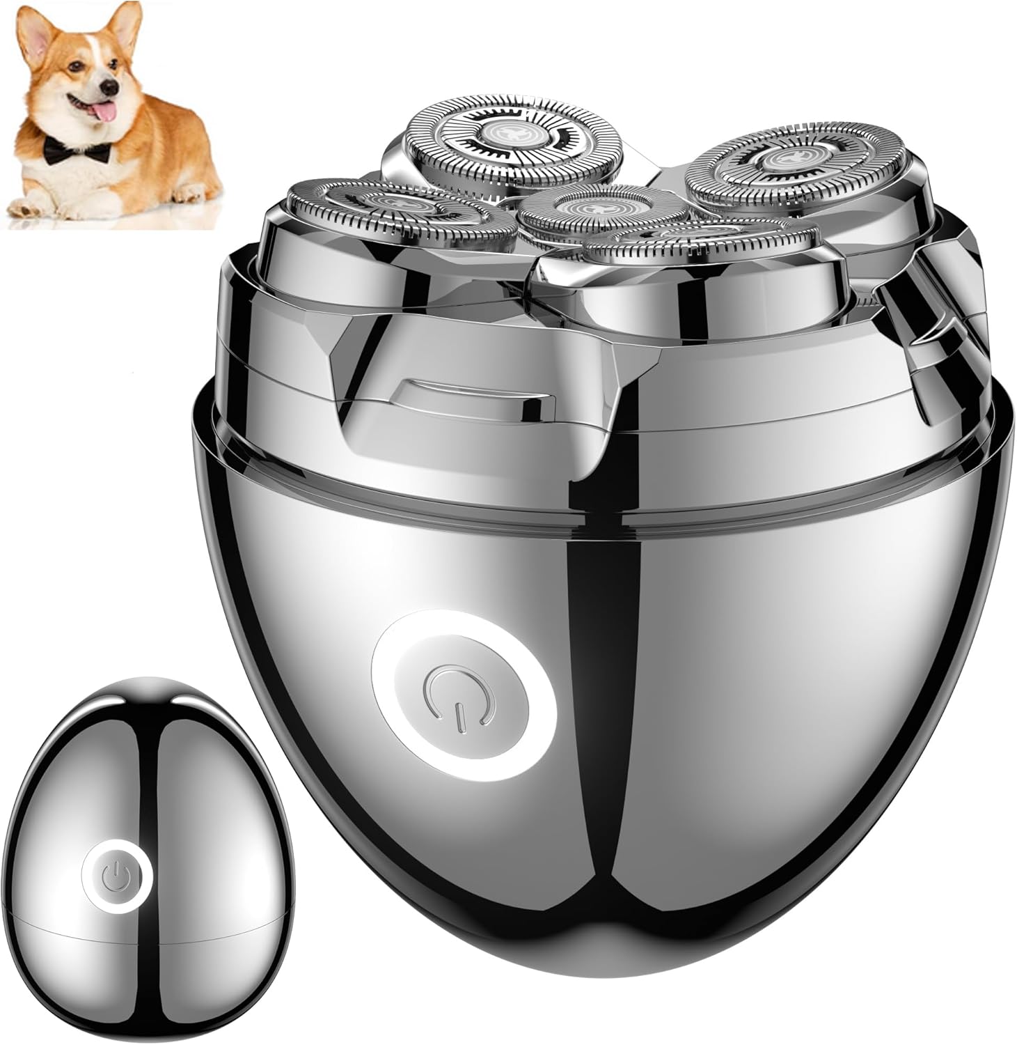 Head Shavers for Bald Men:Baldy pro/Wet/Dry Bald Head Shaver for Men,Palm/Portable Electric Razor,Precision Magnetic Automatic Adjustment Blades,Easy Clean Blade.Hard Shell Travel Carrying