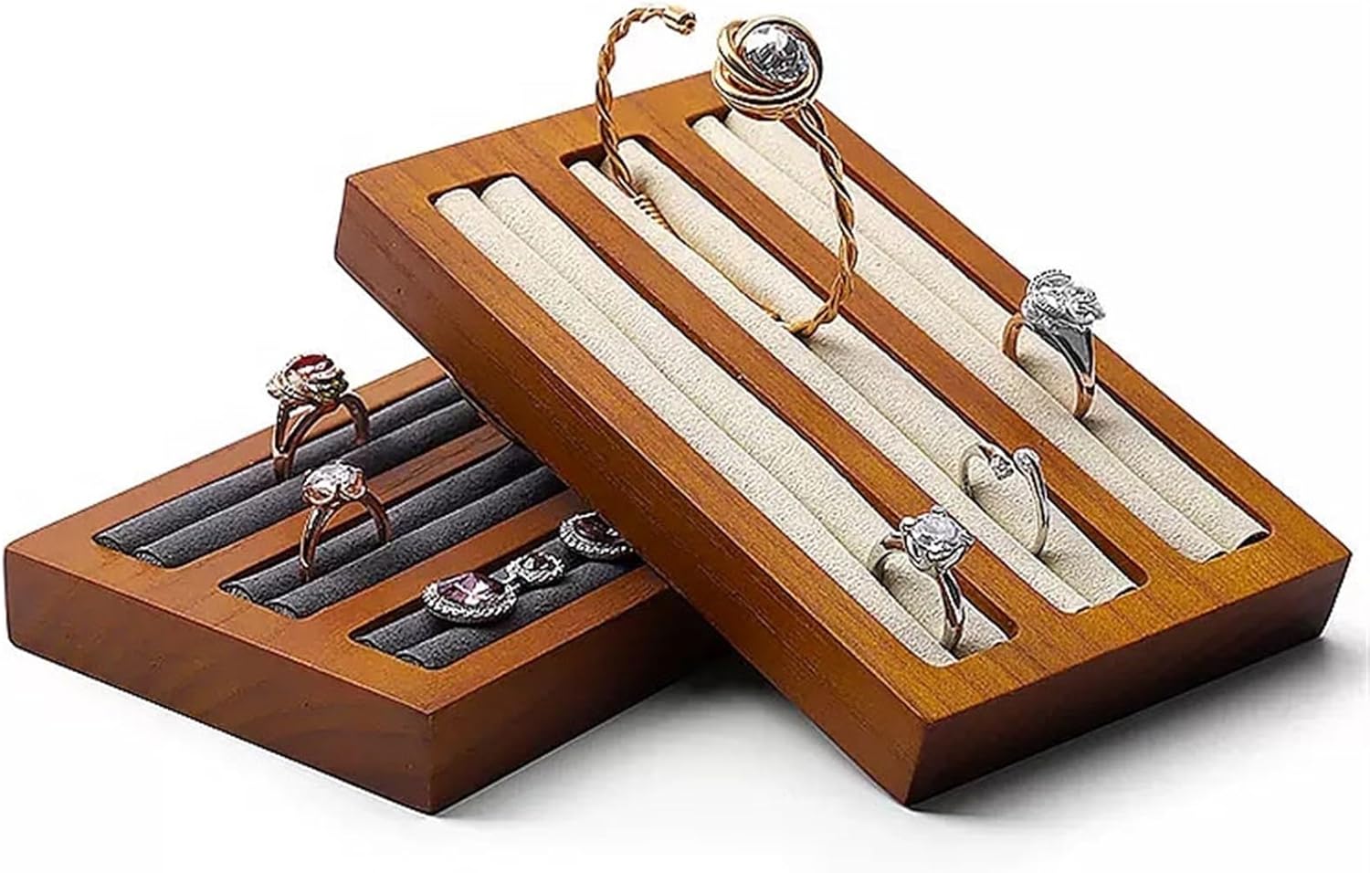 ジュエリー戸棚 多機能リングスタンドイヤリングディスプレイトレイリングディスプレイスタンドトレイリングイヤリング販売ジュエリー収納ラ