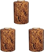 Vista 9 de Pantallas de cristal cilíndrico 3P para aplique de pared, cubierta de luz de vidrio soplado, cubierta de luz de ventilador de techo, accesorio